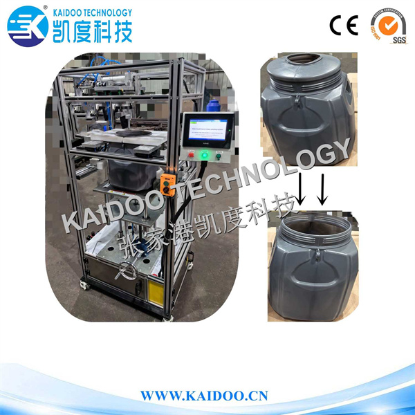 Rotary cutting & Leak detection combined machine